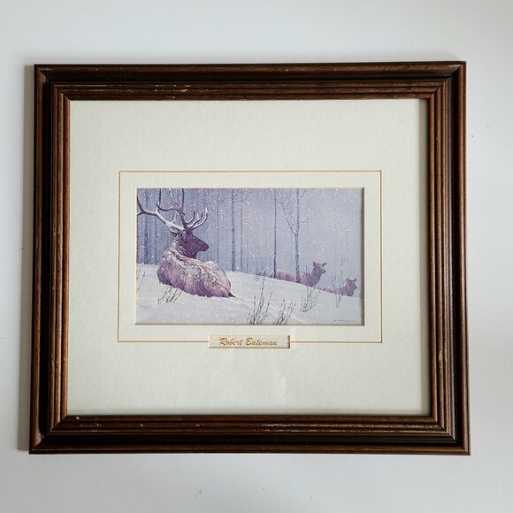 Robert Bateman ''Evening Snowfall '' - Picture 1 of 7